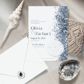 Beach Destination Sand Dollar Abend Einladung