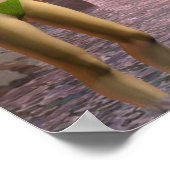 Beach Dragon Poster (Ecke)