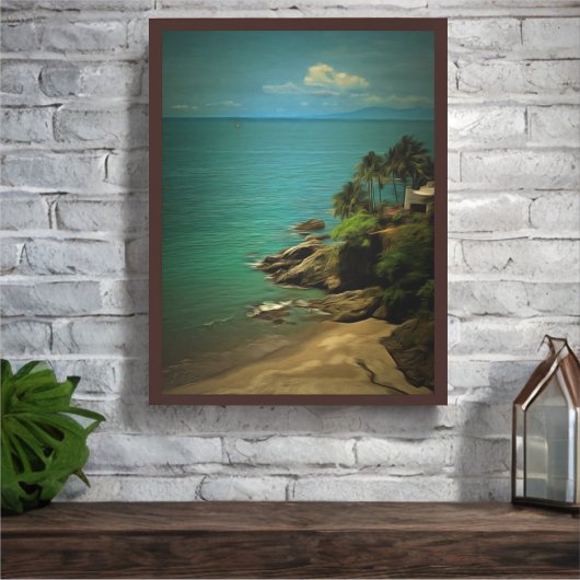 Beach Dream 0026 Art Print Poster