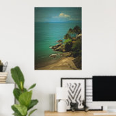 Beach Dream 0026 Art Print Poster (Heimbüro)