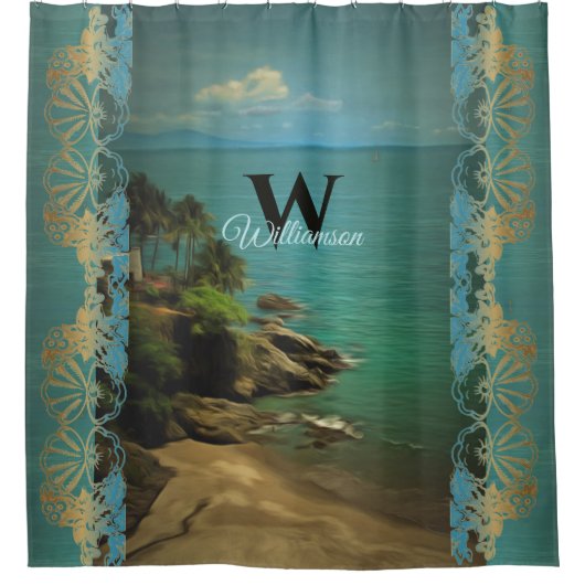 Beach Dream 0026 Duschvorhang (Vorderseite)