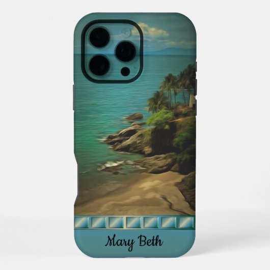 Beach Dream 0026 iPhone Hülle (Rückseite)