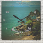 Beach Dream 0026 Quadratische Wanduhr<br><div class="desc">Gemälde "Beach Dream 0026" Sammlung Sie können Ihre Wanduhr anpassen, um ein funktionales Stück zu schaffen, das zu Ihrem Zuhause-Dekor passt oder als personalisiertes Geschenk dient. Diese Wanduhr wird mit AcryliPrint®HD-Technologie gedruckt und weist ein nichttickendes Design auf. Personalisieren Sie die Produktseite oder klicken Sie auf die Schaltfläche "Anpassen", um weitere...</div>
