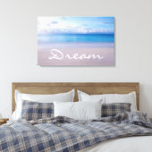 Beach Dream Wall Leinwand (Insitu (Schlafzimmer))