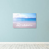 Beach Dream Wall Leinwand (Insitu (Holzboden))