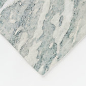 Beach Dreams Inspiration Zitat Retro Ozeanwellen Fleecedecke (Ecke)