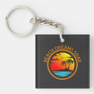 Beach Dreams Soar: Reversionen an der Küste Schlüsselanhänger