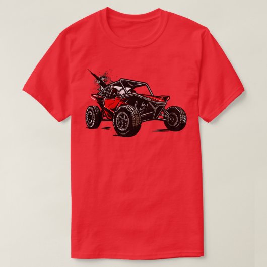 Beach Dune Buggy 4x4 Sandbahn Racing T-Shirt (Design vorne)