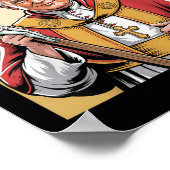 Beach Dune Buggy Clic Car Poster (Ecke)