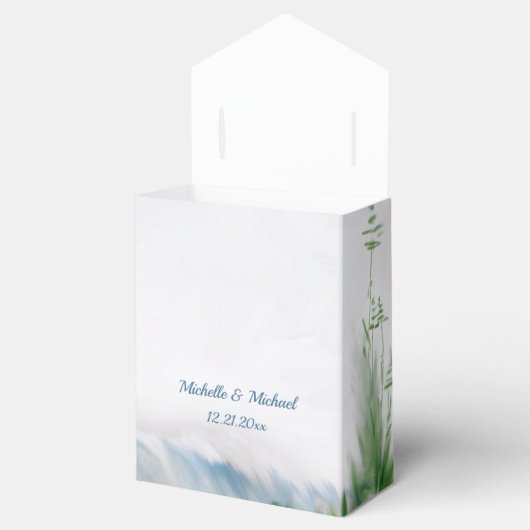 Beach Dune Romance Wedding Geschenkschachtel (Geöffnet)