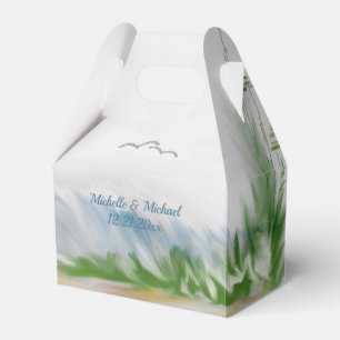 Beach Dune Romance Wedding Geschenkschachtel