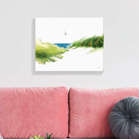Beach Dunes Print Leinwanddruck (Insitu (Wohnzimmer))