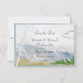 Beach Dunes Romance Save the Date (Vorderseite)