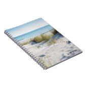 Beach Dunes Sea Grass "Sea Side Delight" Notebook Notizblock (Rechte Seite)
