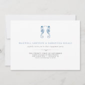 Beach Engagement Party Invites Watercolor Einladung (Vorderseite)