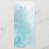 Beach Erntedank Flat Menu Menükarte (Rückseite)