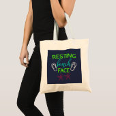Beach-Face-Summer Beach-Fun-Tasche Tragetasche (Vorderseite (Produkt))