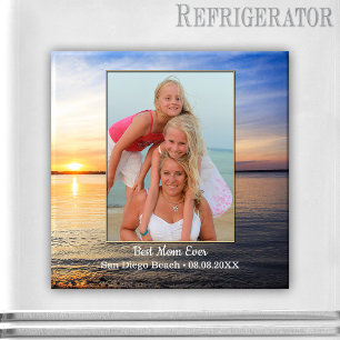 Beach Family Best Mama Foto Magnet