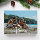 Beach Family Foto Weltfrieden Weihnachten