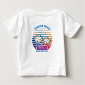 Beach Family Wiedersehen Custom Cruise Sommerurlau Baby T-shirt (Rückseite)