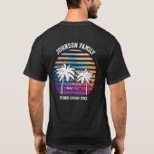 Beach Family Wiedersehen Custom Cruise Sommerurlau T-Shirt (Rückseite)