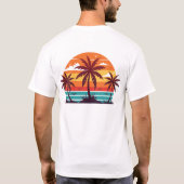 Beach Family Wiedersehen Custom Cruise Sommerurlau T-Shirt (Rückseite)