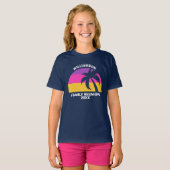 Beach Family Wiedersehen Custom Tropical Sunset Ki T-Shirt (Vorne ganz)
