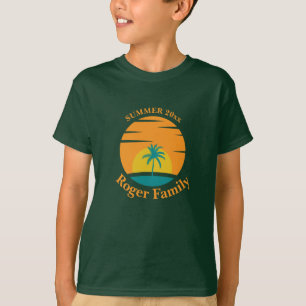 Beach Family Wiedersehen Island Urlaub T-Shirt