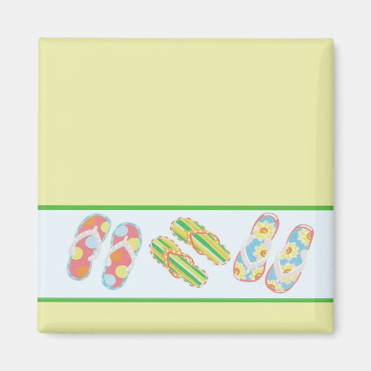 Beach Feet Magnet (Vorne)