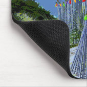 Beach Fence & Dunes Weihnachtsgrüße Mousepad (Ecke)