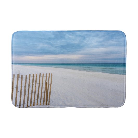 Beach Fence Morning Destin Florida Bath Mats Badematte (Vorderseite)