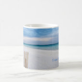 Beach Fence Morning Destin Florida Classic Tasse (Mittel)