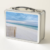 Beach Fence Morning Destin Florida Lunchbox (Rückseite)