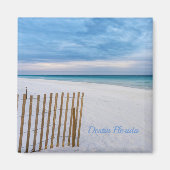 Beach Fence Morning Destin Florida Magnet (Vorne)