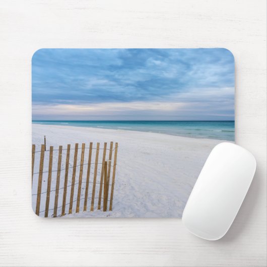 Beach Fence Morning Destin Florida Mousepad (Mit Mouse)