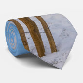 Beach Fence Morning Destin Florida Neck Tie Krawatte (Gerollt)