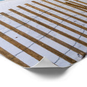 Beach Fence Morning Destin Florida Poster (Ecke)