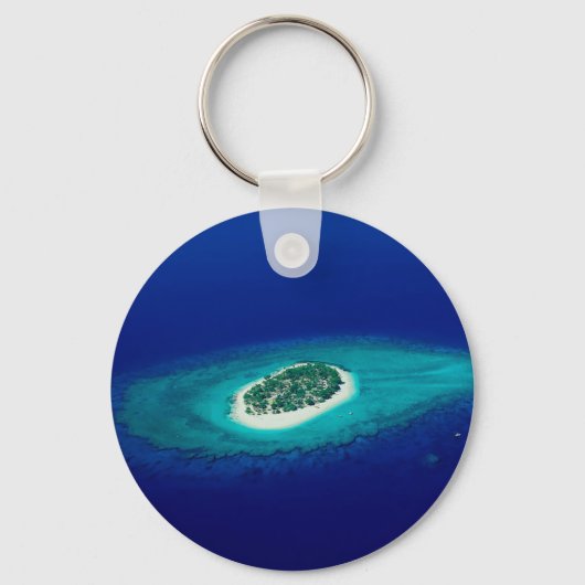 Beach-Fidschi-Inseln Schlüsselanhänger (Vorderseite)