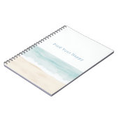 Beach Find Your Happy Ocean Notizblock (Linke Seite)