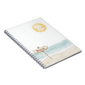 Beach Find Your Happy Sun Notizblock (Rechte Seite)