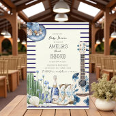 beach first rodeo coastal baby shower einladung