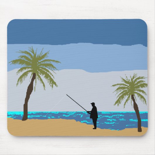 Beach Fisher Mousepad (Vorne)