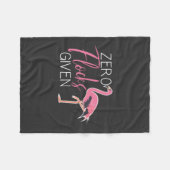 Beach Flamingo Summer Fleecedecke (Vorderseite (Horizontal))