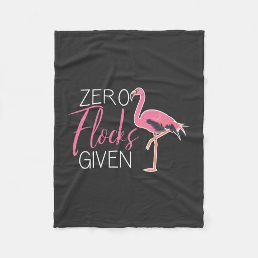Beach Flamingo Summer Fleecedecke (Vorderseite)