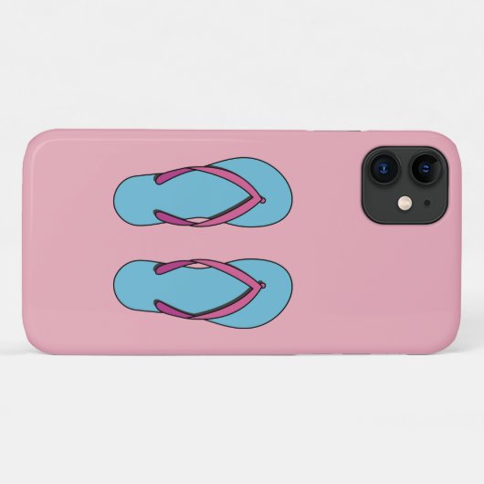 Beach Flip Flops Case-Mate iPhone Hülle (Rückseite (Horizontal))