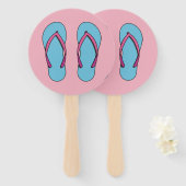 Beach Flip Flops Fächer (Vorne und Hinten)