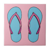 Beach Flip Flops Fliese (Vorderseite)