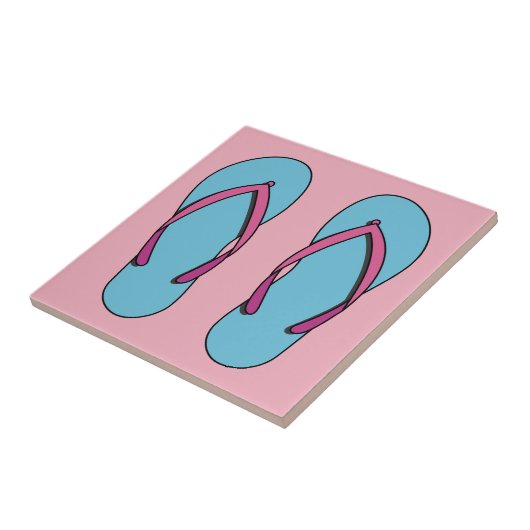 Beach Flip Flops Fliese (Seite)