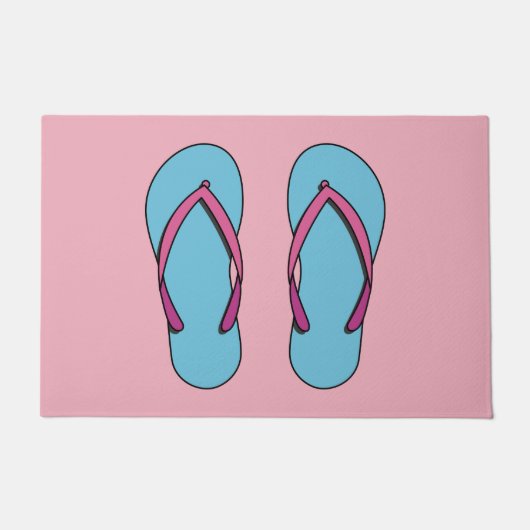 Beach Flip Flops Fußmatte (Vorderseite)
