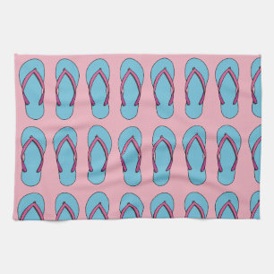 Beach Flip Flops Geschirrtuch